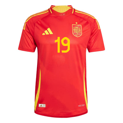 New Spain Home Soccer Jersey EURO 2024 Men Lamine Yamal