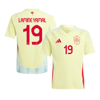 New Spain Away Soccer Jersey EURO 2024 Men Lamine Yamal