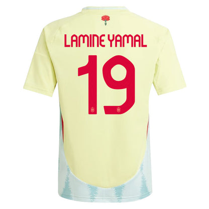 New Spain Away Soccer Jersey EURO 2024 Men Lamine Yamal