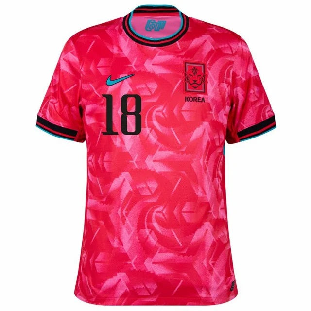 New South Korea Home Soccer Jersey 2024 Men Lee Kang-in