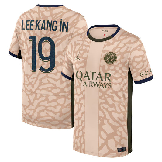 Paris Saint-Germain Fourth Soccer Jersey x jordan 23/24 Men Lee Kang-in