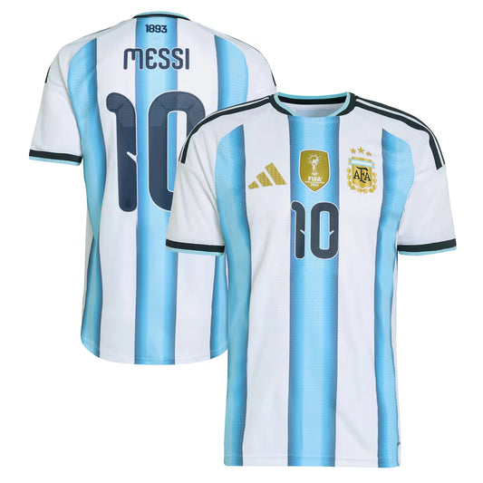 Lionel Messi Argentina National Team World Cup 2026 Home Jersey - White