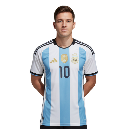 Lionel Messi Argentina National Team World Cup 2026 Home Jersey - White