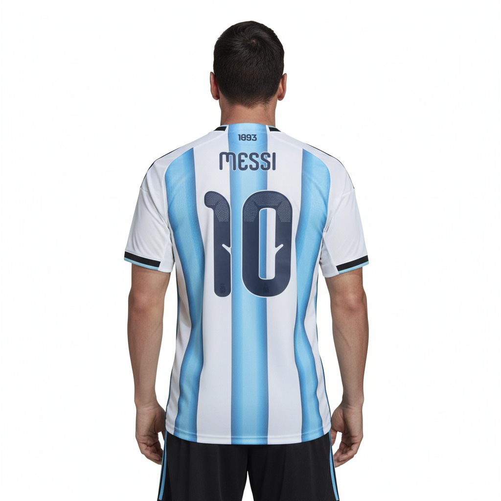 Lionel Messi Argentina National Team World Cup 2026 Home Jersey - White
