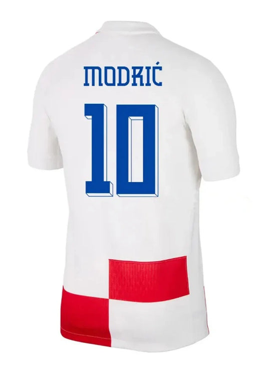 New Croatia Home Soccer Jersey EURO 2024 Men Modric