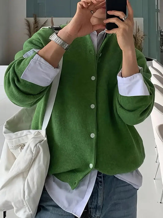 Mens-Casual-Knit-Cardigan-Sweater-in-Green-Color-6.webp