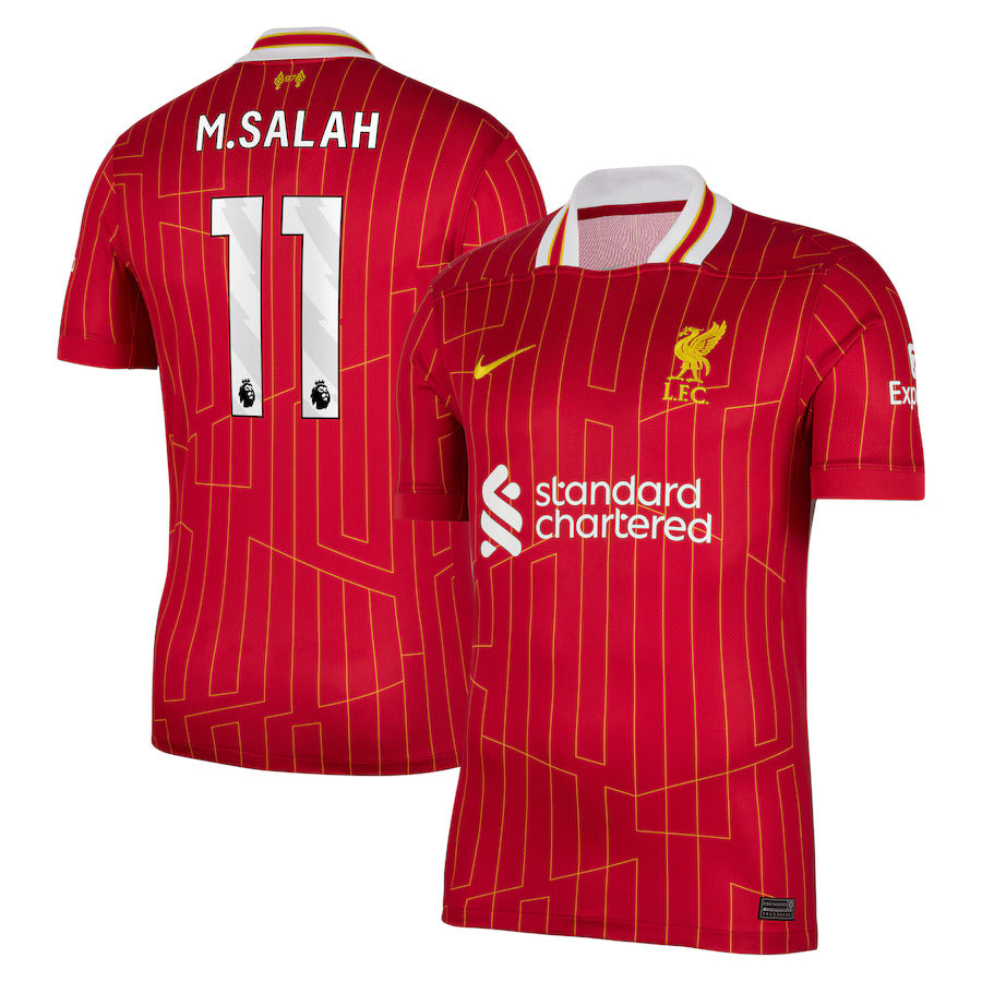 New Liverpool Home Soccer Jersey 24/25 Men Mohamed Salah