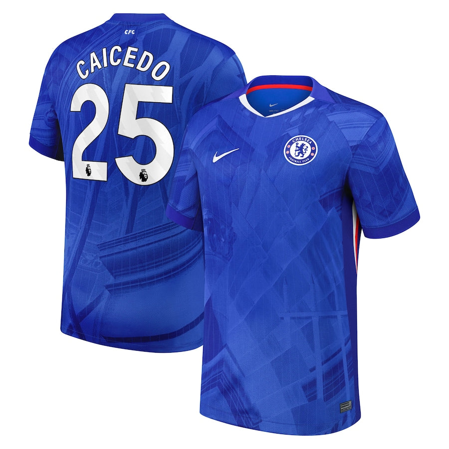 Moisés Caicedo Chelsea 25/26 Home Jersey