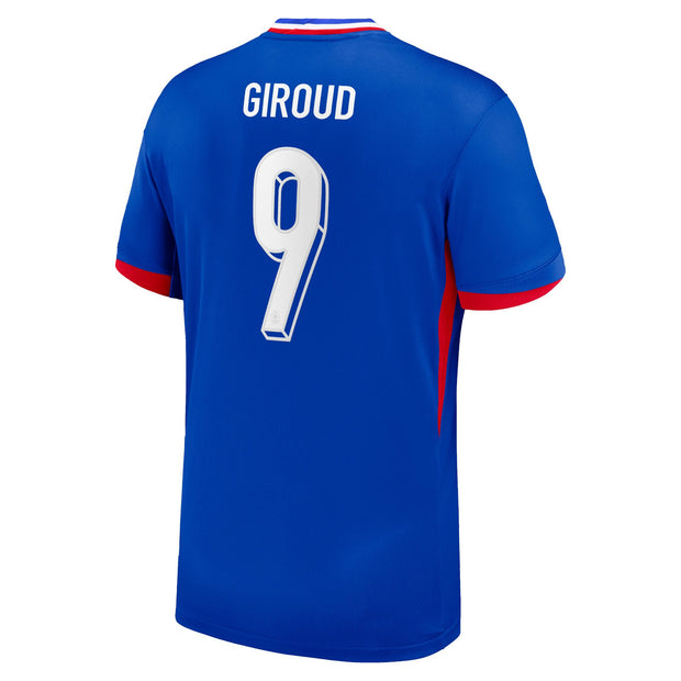 New France Home Soccer Jersey EURO 2024 Men Adult Olivier Giroud