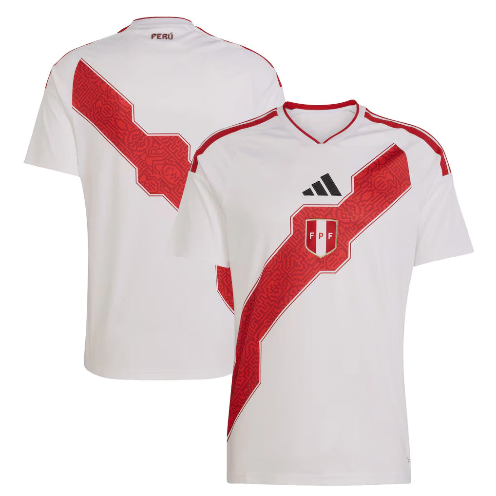 Peru National Team  World Cup 2026 Home Jersey - White