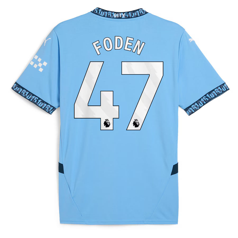 New Manchester City Home Soccer Jersey 24/25 Men Phil Foden