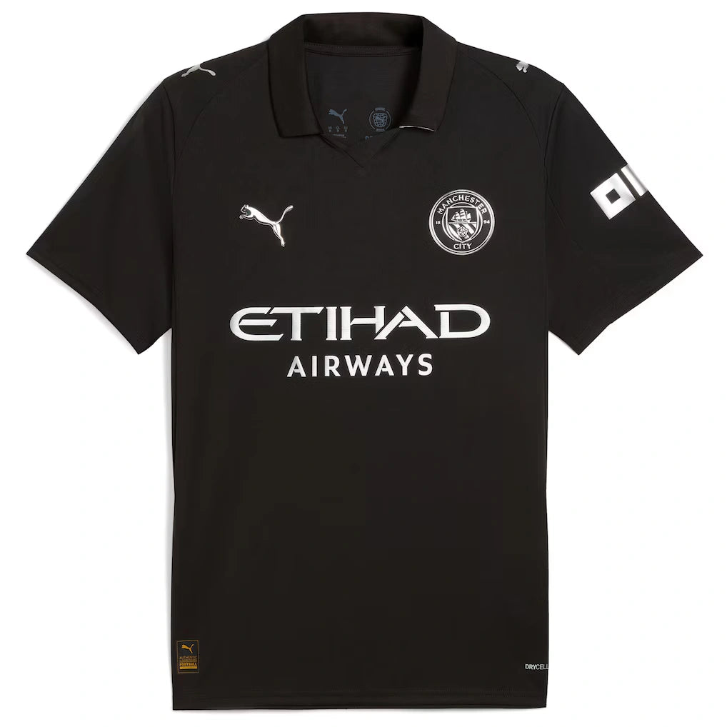 Phil Foden Manchester City 2025/26 Away Jersey - Black