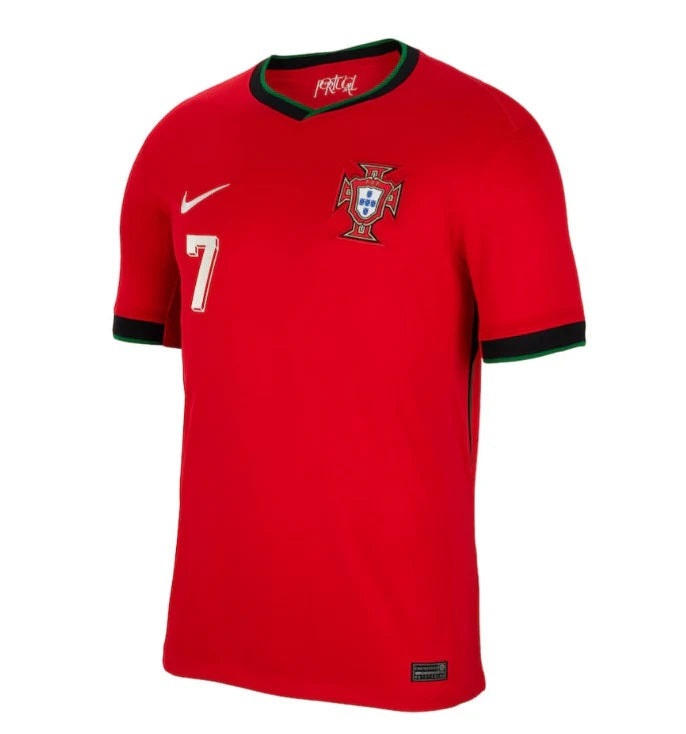 New Portugal Home Soccer Jersey EURO 2024 Men Ronaldo