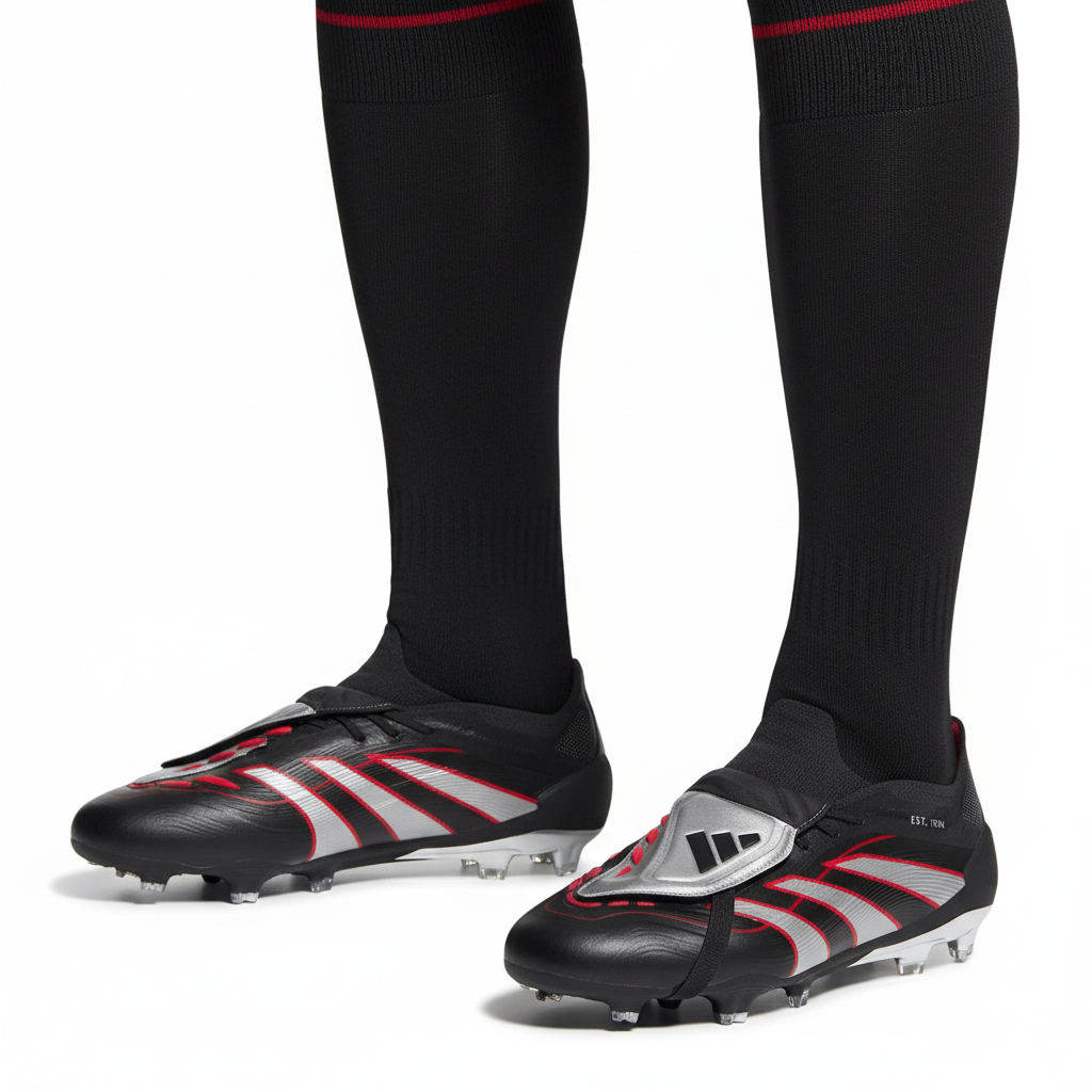 Adidas Predator Elite Obsidian Tongue Leather