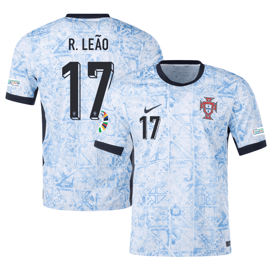 New Portugal Away Soccer Jersey EURO 2024 Men Rafael Leão