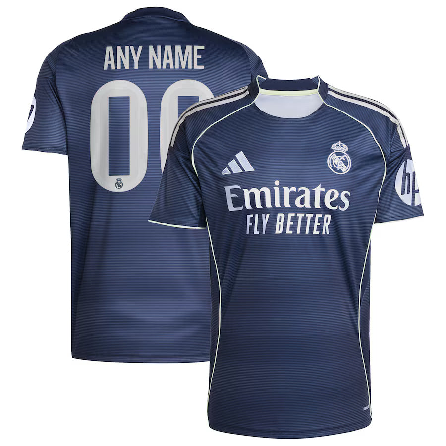 Real Madrid Custom name 25/26 Away Jersey