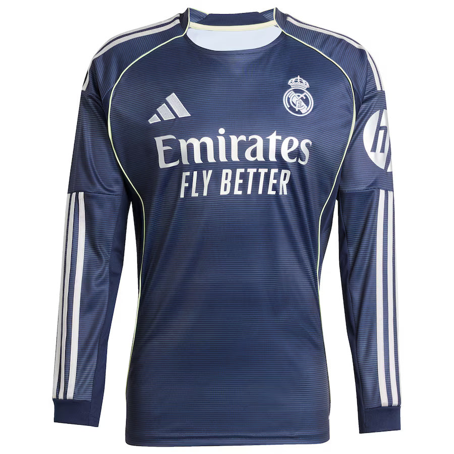 Real Madrid  25/26 Away Long Sleeve Jersey
