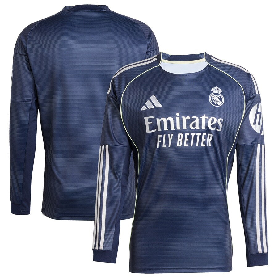 Real Madrid  25/26 Away Long Sleeve Jersey
