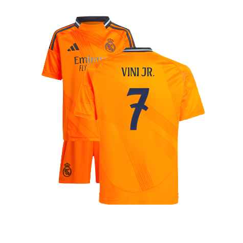 New Real Madrid Away Soccer Jersey 24/25 Kids Vinicius Junior