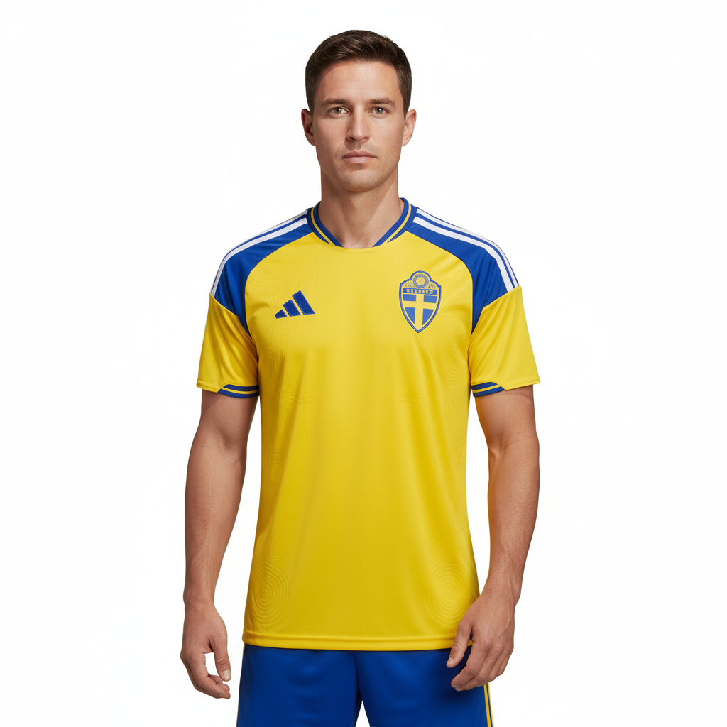 Sweden National Team World Cup 2026 Home Jersey - Yellow