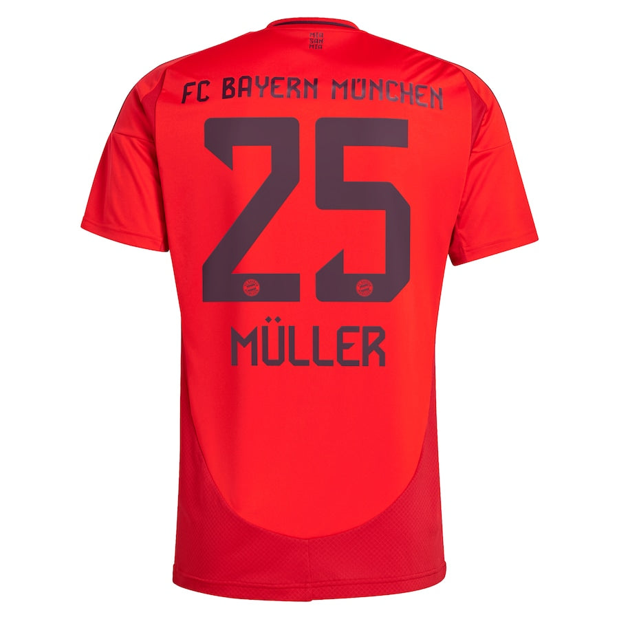 New Bayern Munich Home Soccer Jersey 24/25 Men Thomas Miller