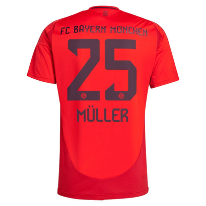 New Bayern Munich Home Soccer Jersey 24/25 Men Thomas Müller