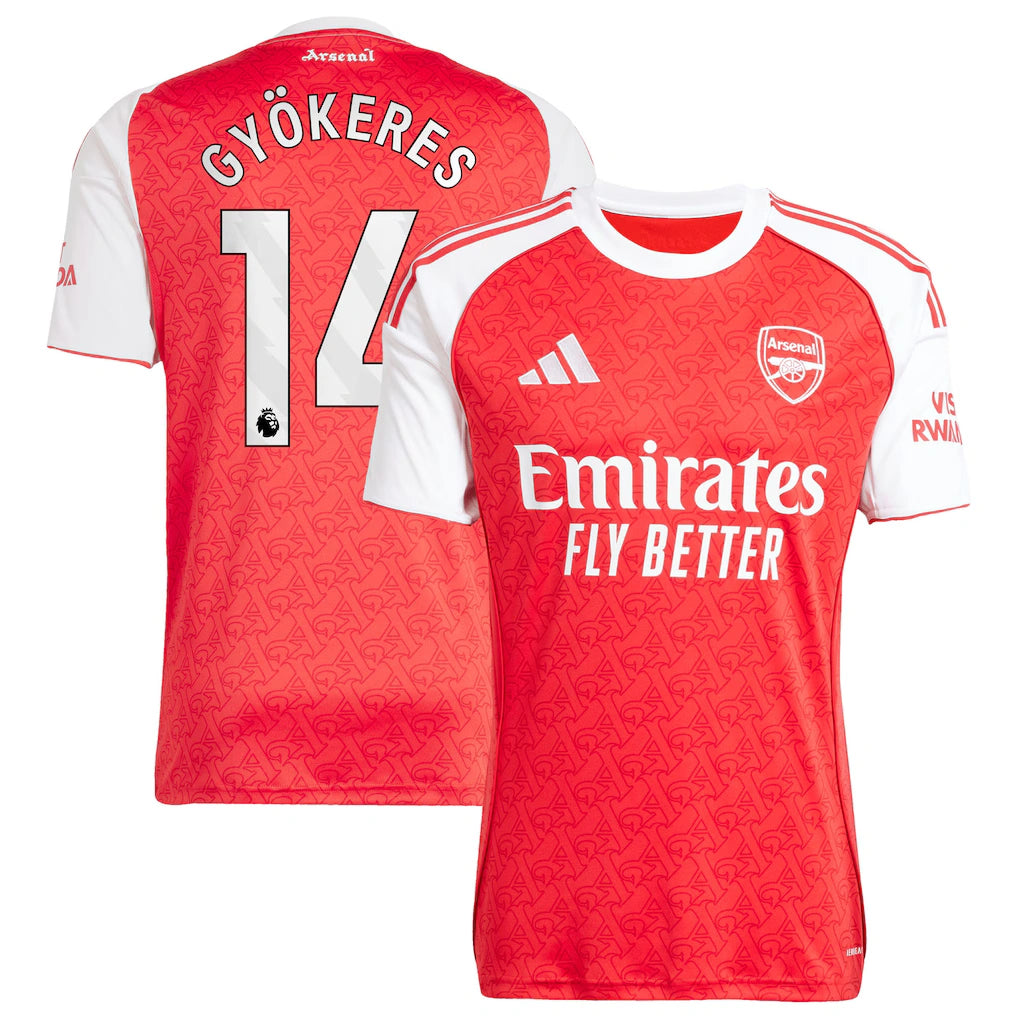Viktor Gyökeres Arsenal Home Soccer Jersey 25/26