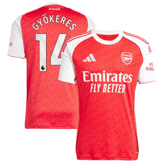 Viktor Gyökeres Arsenal Home Soccer Jersey 25/26