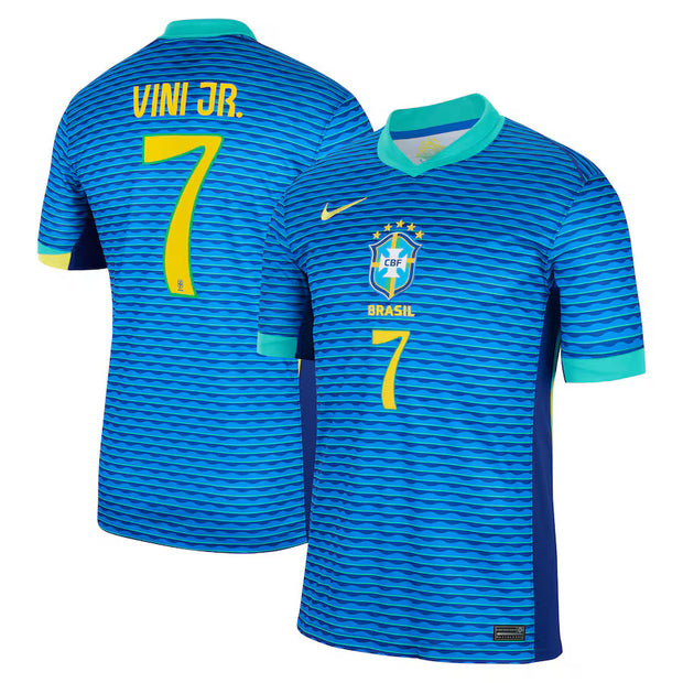 New Brazil Away Soccer Jersey 2024 Men Vini Jr