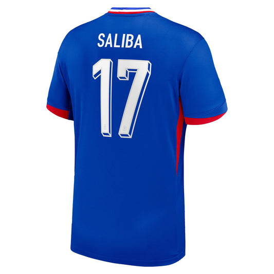 New France Home Soccer Jersey EURO 2024 Men Adult William Saliba