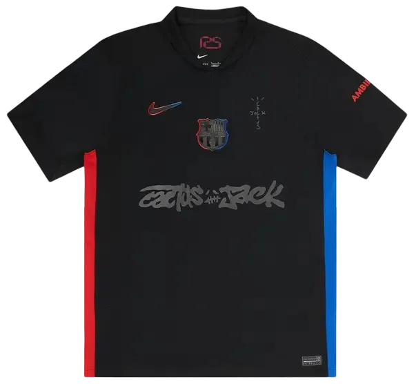Barcelona X Travis Scott Black Away jersey 2025
