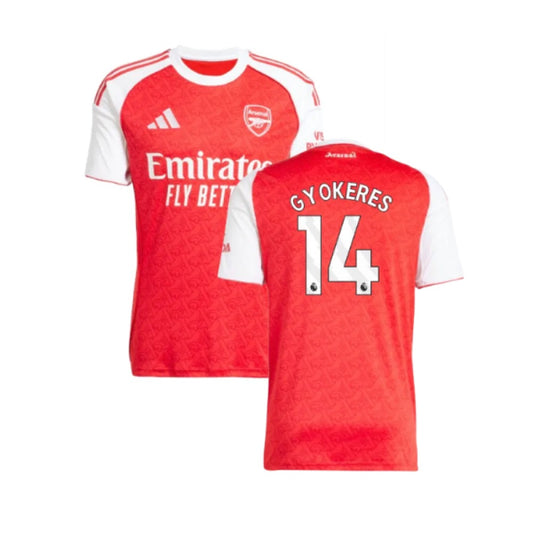 Viktor Gyökeres Arsenal Home Soccer Jersey 25/26