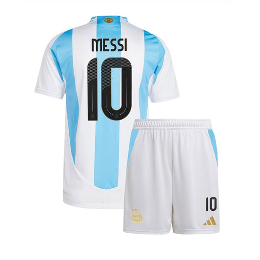 New Argentina Home Soccer Jersey 2024 Kids Lionel Messi