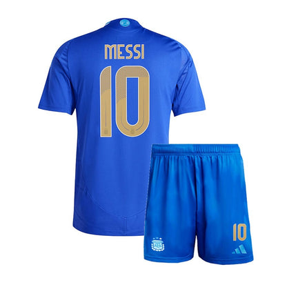 New Argentina Away Soccer Jersey 2024 Kids Lionel Messi