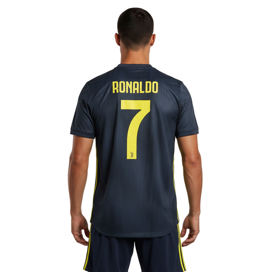 Cristiano Ronaldo Third Jersey Juventus 18/19  - Black