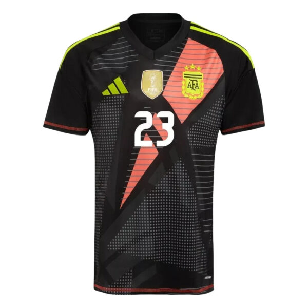 4418778220-1 New Goalkeeper Argentina Home Soccer Jersey 2024 Men Emiliano Martinez