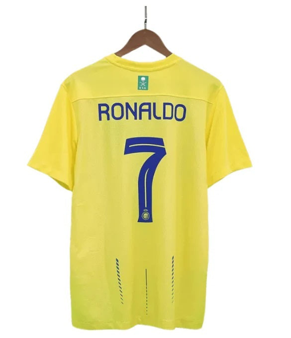 Al-Nassr New Season Al-Nassr FC Home Soccer Jersey 2023/2024 Men Adult RONALDO