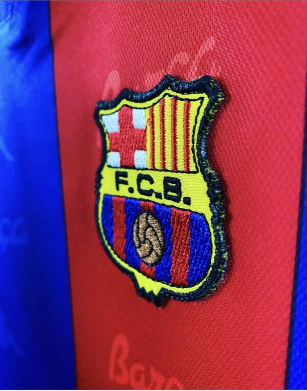 BARCELONA199597HOMEXRONALDO1-1 Barcelona 1995/1997 Home Jersey Ronaldo