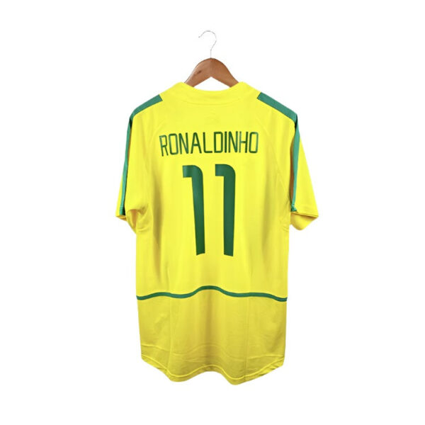 BRAZIL2002HOMEXRONALDINHO-1 Brazil Home 2002 Jersey Ronaldinho