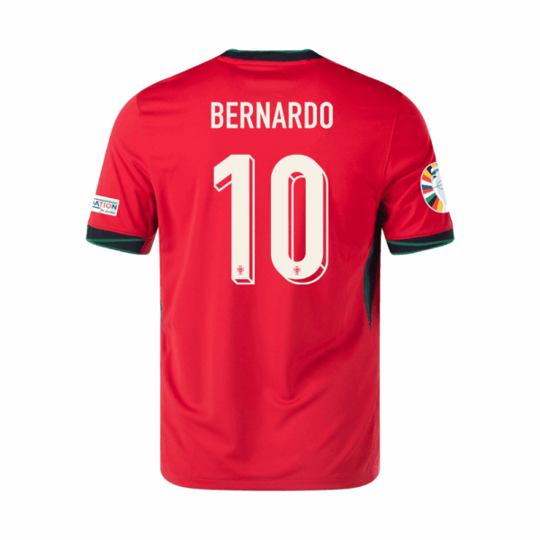 BernardoSilva2 New Portugal Home Soccer Jersey EURO 2024 Men Bernardo Silva
