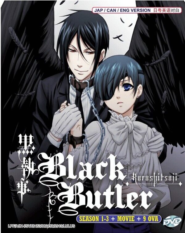 BlackButlerKuroshitsuji.jpg DVD Black Butler Kuroshitsuji Complete Series (Season 1-3 +Movie +9 OVA) English