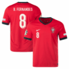 New Portugal Home Soccer Jersey EURO 2024 Men Bruno Fernandes