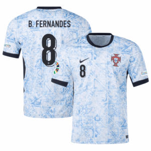 New Portugal Away Soccer Jersey EURO 2024 Men Bruno Fernandes