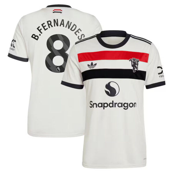 BrunoFernandesthird-1 Manchester United Third Soccer Jersey 24/25 Bruno Fernandes