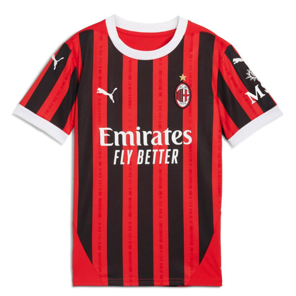 ChristianPulisicACMilanhome1-1 Christian Pulisic Ac Milan Home Jersey 24/25