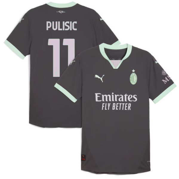 ChristianPulisicACMilanthird-1 Christian Pulisic Ac Milan Third Jersey 24/25