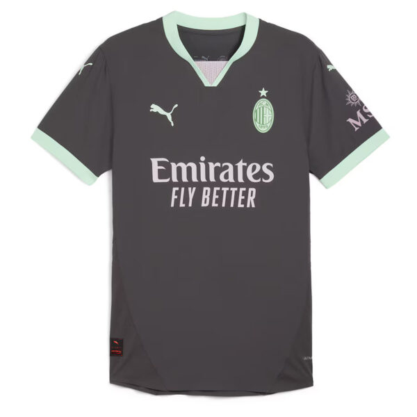 ChristianPulisicACMilanthird1-1 Christian Pulisic Ac Milan Third Jersey 24/25