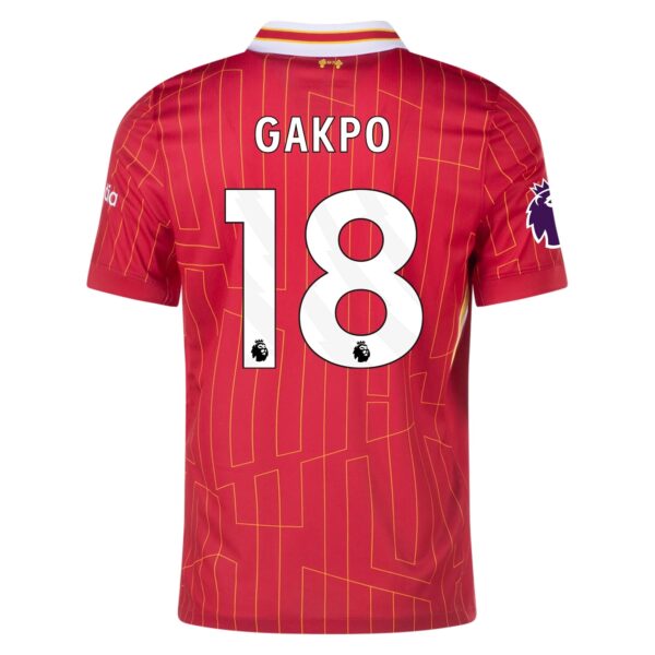 CodyGakpohome-1 New Liverpool Home Soccer Jersey 24/25 Men Cody Gakpo