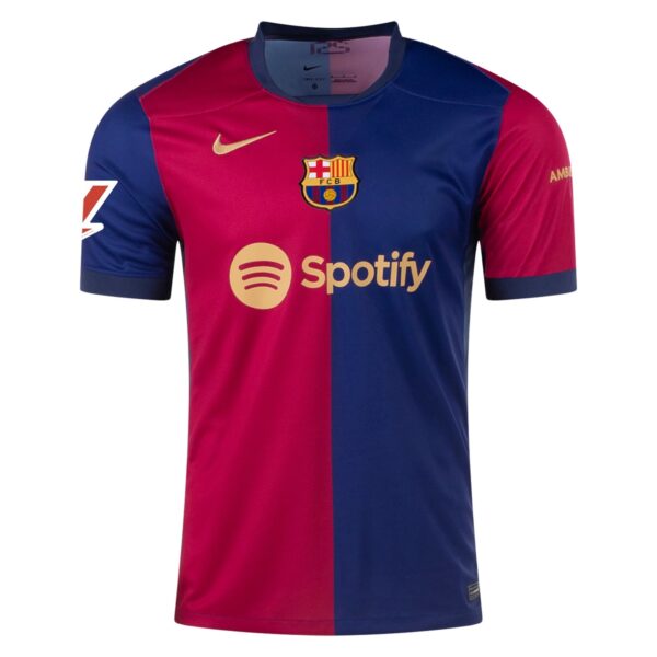 DEJONG1-1 New Barcelona Home Soccer Jersey 24/25 Men Frenkie de Jong