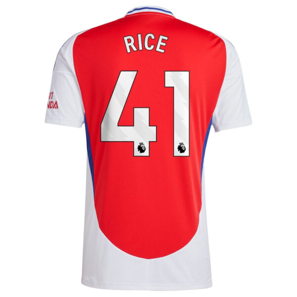 DeclanRicehome2 New Arsenal Home Soccer Jersey 24/25 Men Declan Rice